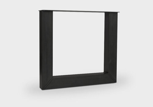 Tafelpoten metaal van HOUTvakman.be - altijd de juiste stalen / metalen tafelpoot (set) - X, U, H, A, N, Y & trapeze poten - zwart & wit - hoogwaardig gecoat! 
