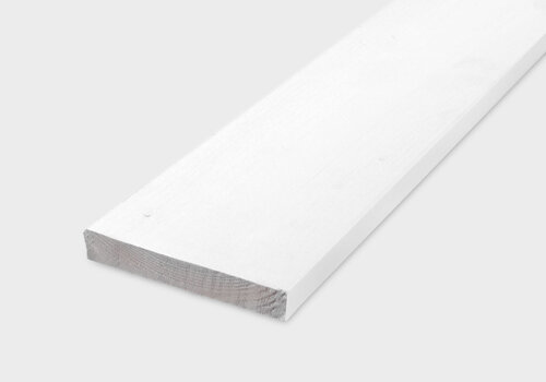 Gegrond vurenhout voor binnen bij HOUTvakman.be -Vuren balken, planken & rabat met (witte) grondverf - direct overschilderbaar - voordelig online! 