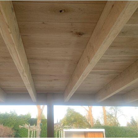 Eiken balk - 68x230 mm - geschaafd - balk voor buiten - eikenhout AD 20-25%