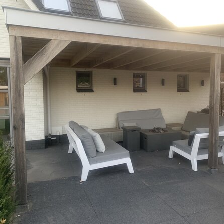 Eiken balk - 68x230 mm - geschaafd - balk voor buiten - eikenhout AD 20-25%