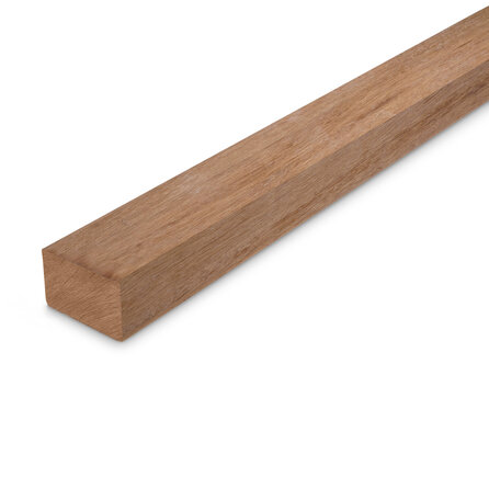 Keruing balk - 44x68 mm - geschaafd - balk voor buiten - keruing hardhout KD 18-20%