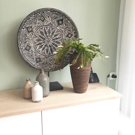 Eiken blad - op maat - rustiek eikenhout - 2 cm dik (1 laag) - Massief eiken paneel 8-12% KD - voor binnen Eiken blad - op maat - rustiek eikenhout - 2 cm dik (1 laag) - Massief eiken paneel 8-12% KD - voor binnen