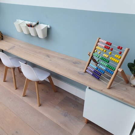 Eiken blad - op maat - rustiek eikenhout - 2 cm dik (1 laag) - Massief eiken paneel 8-12% KD - voor binnen Eiken blad - op maat - rustiek eikenhout - 2 cm dik (1 laag) - Massief eiken paneel 8-12% KD - voor binnen