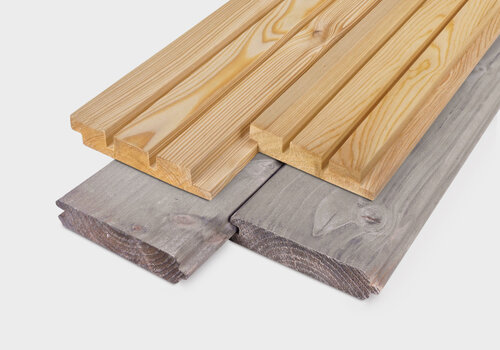 Houten rabat bij HOUTvakman.be - voor binnen & buiten - altijd de juiste rabatplanken / rabatdelen - voor gevelbekleding, dakbeschot & meer! 