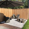 Douglas triple blokprofiel - 21x125 mm - geschaafd - Deens rabat - douglashout KD 18-20%