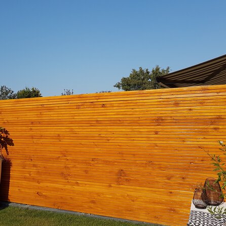 Douglas triple blokprofiel - 21x125 mm - geschaafd - Deens rabat - douglashout KD 18-20%