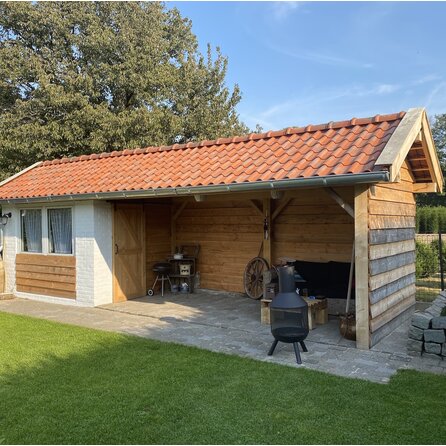Douglas plank - 32x150 mm - ruw / fijnbezaagd - plank voor buiten - douglashout KD 18-20%