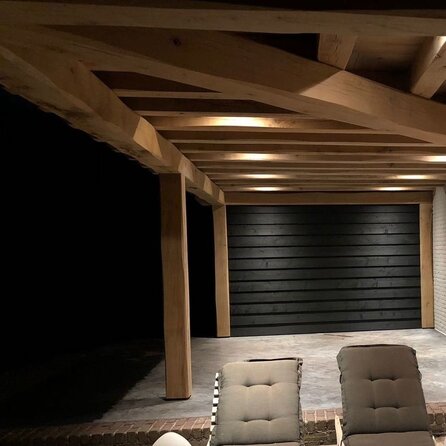 Verouderd eiken balk - 85x85 mm - rustiek geschaafde kanten - balk voor buiten - oud eikenhout AD 20-25%