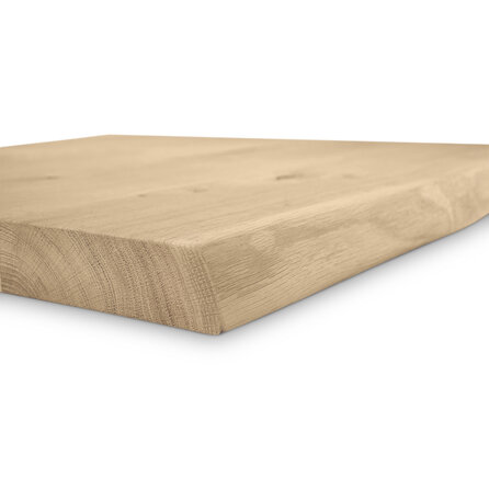 Eiken (horeca) boomstam tafelblad - diverse (kleinere) afmetingen - rustiek eikenhout - 4 cm dik (1 laag massief) - 8-12% KD - voor binnen - met echte boomstamrand Eiken (horeca) boomstam tafelblad - diverse (kleinere) afmetingen - rustiek eikenhout - 4 cm dik (1 laag massief) - 8-12% KD - voor binnen - met echte boomstamrand