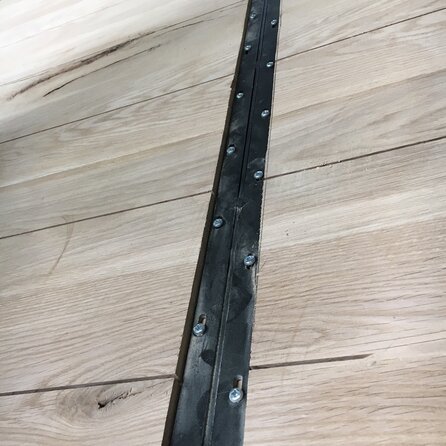 Eiken ellips tafelblad - verjongd - diverse (vaste) afmetingen - rustiek eikenhout - 4 cm dik (1 laag massief) - 8-12% KD - voor binnen