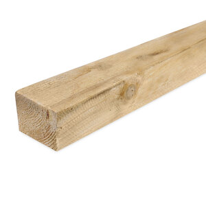 Vuren balk - 63x100 mm - ruw - KD