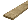 Geïmpregneerd vuren plank - 18x95 mm - geschaafd - plank voor buiten - gedrenkt vurenhout KD 18-20%