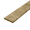 Geïmpregneerd vuren plank - 18x145 mm - geschaafd - plank voor buiten - gedrenkt vurenhout KD 18-20%