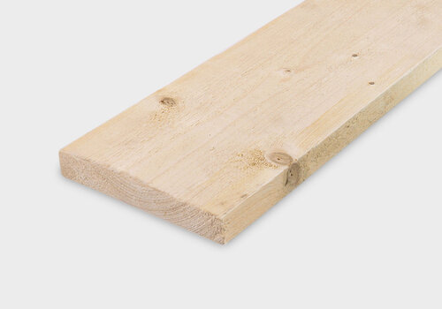 Fijnbezaagde vuren planken van HOUTvakman.be - altijd de juiste plank van ruw vurenhout - voor binnen & buiten - voordelig online & snel in huis! 