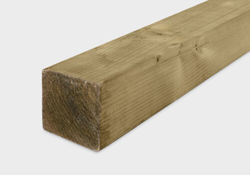 Geïmpregneerde vuren balken van HOUTvakman.be - Voordelige tuinhout balken van gedrenkt vurenhout - groen, grijs, zwart & red class wood -  Snel in huis! 