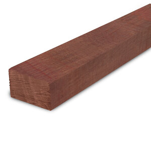 Padouk balk - 80x180 mm - ruw - AD