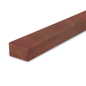 Padouk balk - 65x130 mm - ruw - AD
