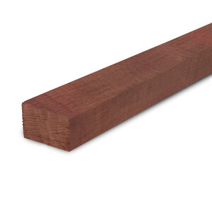 Padouk balk - 80x130 mm - ruw - AD