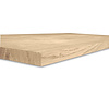 Eiken blad - op maat - rustiek eikenhout - 2,7 cm dik (1 laag) - brede lamellen - Massief eiken paneel 8-12% KD - voor binnen