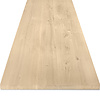 Eiken blad - op maat - rustiek eikenhout - 2,7 cm dik (1 laag) - brede lamellen - Massief eiken paneel 8-12% KD - voor binnen