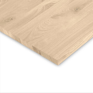 Eiken paneel brede lamel - 2 cm dik - rustiek eikenhout