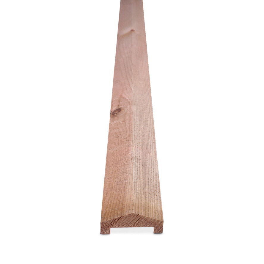 Red class wood U-afwerklat - 36x85 mm - geschaafd - U profiel - geïmpregneerd red class vurenhout KD 18-20% Red class wood U-afwerklat - 36x85 mm - geschaafd - U profiel - geïmpregneerd red class vurenhout KD 18-20%