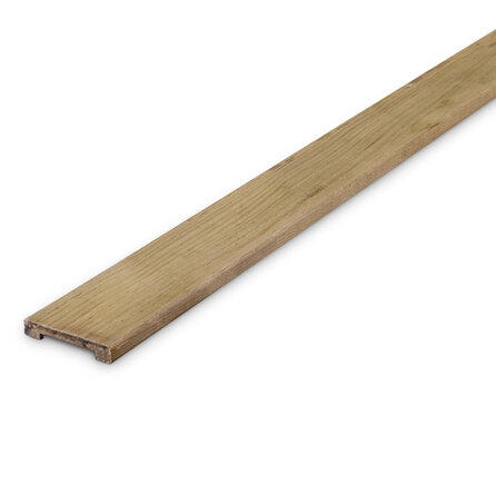 Geïmpregneerd grenen U-afwerklat - 17x88 mm - geschaafd - U profiel - gedrenkt grenenhout KD 18-20%