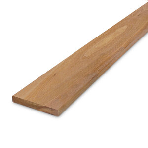 hardhout - plank Tatajuba plank - 21x145 mm - geschaafd - KD hardhout - plank Tatajuba plank - 21x145 mm - geschaafd - KD