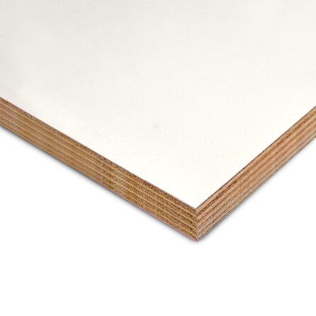 Multiplex okoume - wit gegrond - 30 mm dik - witte okoumé multiplex plaat - B/BB - premium