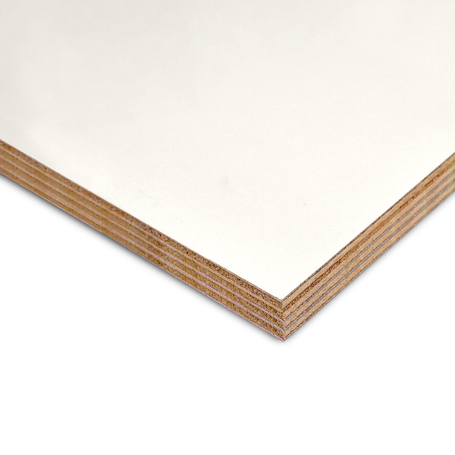 Multiplex okoume - wit gegrond - 18 mm dik - witte okoumé multiplex plaat - B/BB - Fortogarant - garantieplaat 15 jaar Multiplex okoume - wit gegrond - 18 mm dik - witte okoumé multiplex plaat - B/BB - Fortogarant - garantieplaat 15 jaar