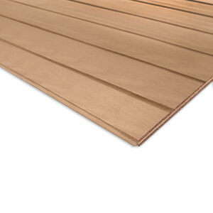 Multiplex okoume - T&G - 9 mm dik - Multigroove 10jr
