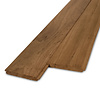 Frake thermowood planchet - 21x135 mm - geschaafd - tand en groef plank - thermo fraké hout KD 8-12%