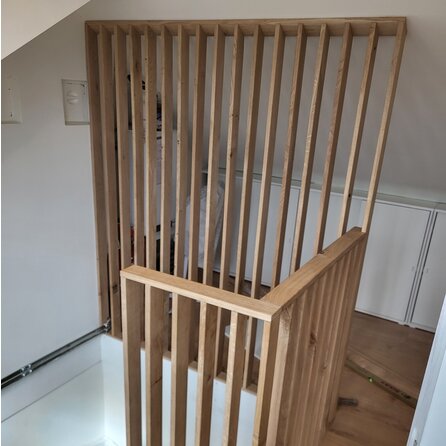 Eiken plank - 21x64 mm - geschaafd - plank voor binnen / beschut buiten - eikenhout KD 8-12%