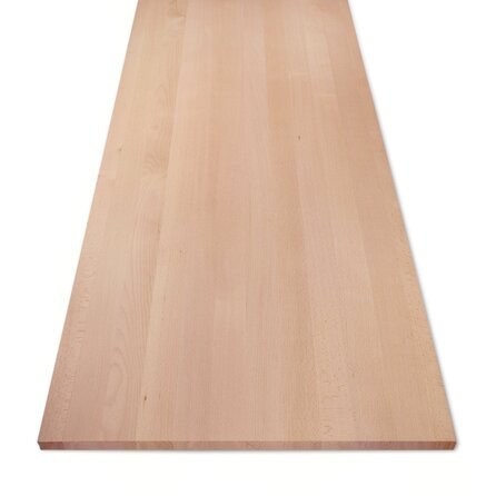 Beuken paneel - 3,8 cm dik (1-laag) - A/B beukenhout meubelpaneel - timmerpaneel 8-12% KD - voor binnen
