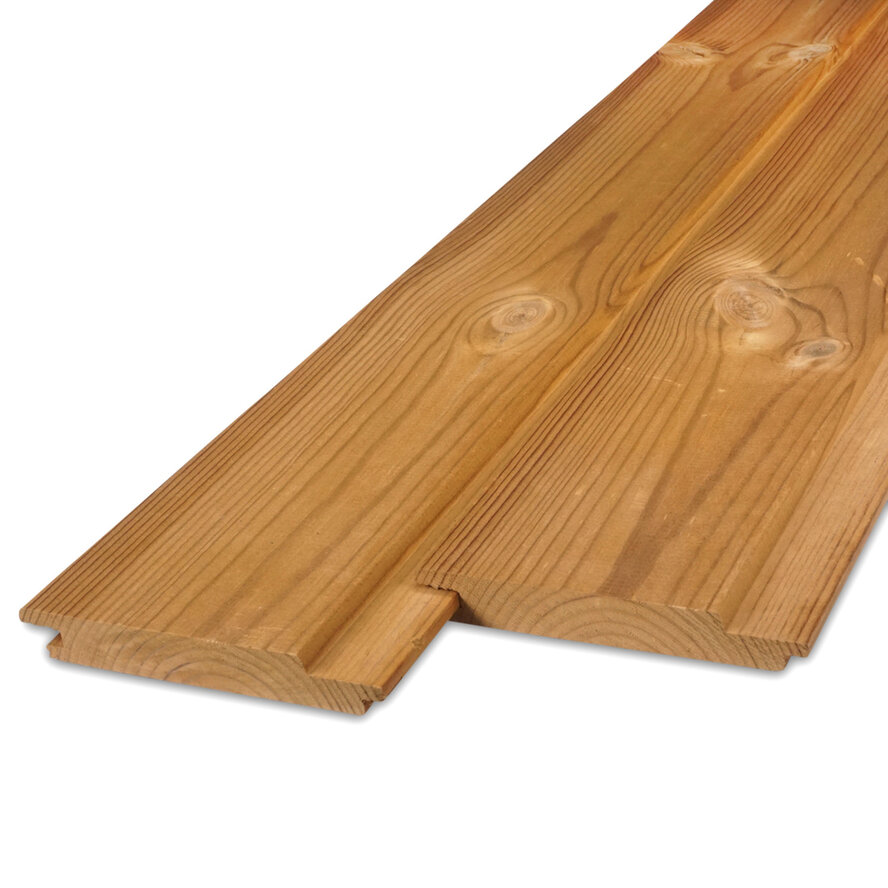 Grenen thermowood channelsiding - 21x115 mm - geschaafd - channel siding - thermo grenen hout KD 8-12% Grenen thermowood channelsiding - 21x115 mm - geschaafd - channel siding - thermo grenen hout KD 8-12%