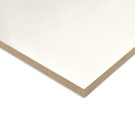 Multiplex populier - wit gegrond - 18 mm dik - witte populieren multiplex plaat - B/BB - premium