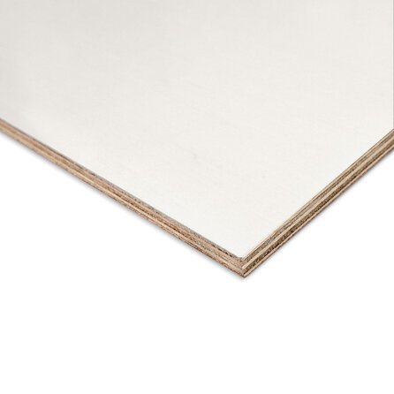 Multiplex hardhout MLH - wit gegrond - 9 mm dik - witte hardhout multiplex plaat - BB/CC - Fortoplex