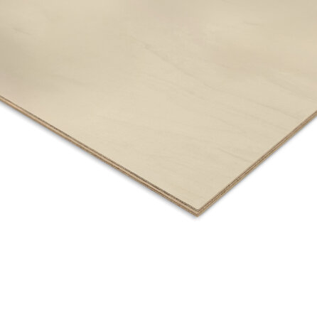 Buigtriplex populier - 17 mm dik - populieren triplex plaat - BB/CC