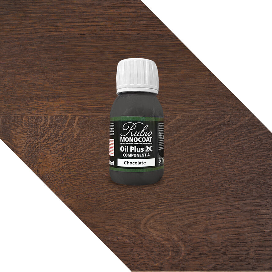 Rubio Monocoat olie - A-component - in kleur - geschikt voor binnen - 0,1 liter Rubio Monocoat olie - A-component - in kleur - geschikt voor binnen - 0,1 liter