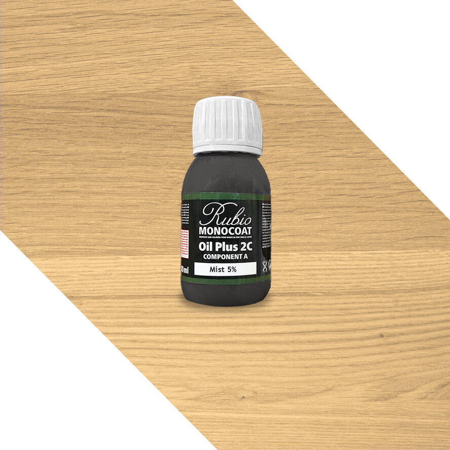 Rubio Monocoat olie - A-component - in kleur - geschikt voor binnen - 0,1 liter Rubio Monocoat olie - A-component - in kleur - geschikt voor binnen - 0,1 liter