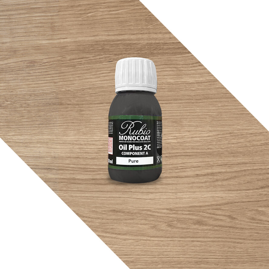 Rubio Monocoat olie - A-component - in kleur - geschikt voor binnen - 0,1 liter Rubio Monocoat olie - A-component - in kleur - geschikt voor binnen - 0,1 liter