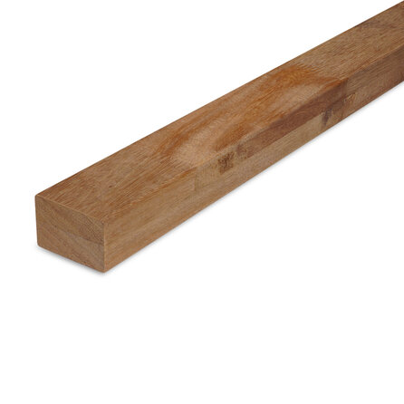 Bankirai balk - 40x60 mm - geschaafd - balk voor buiten - bangkirai hardhout KD 18-20%