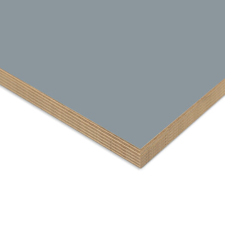 Multiplex berken - wit (RAL 9003) / grijs (RAL 7001) - 18 mm dik - witte en grijze berken multiplex plaat