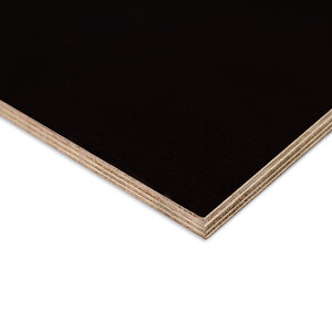 Betonplex hardhout - zwart bruin - 15 mm dik