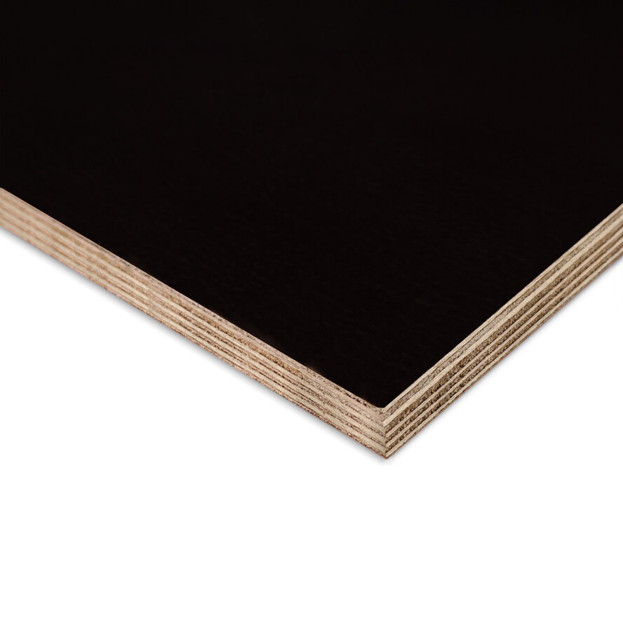 Betonplex hardhout - zwart bruin - 18 mm dik - hardhouten betontriplex plaat Betonplex hardhout - zwart bruin - 18 mm dik - hardhouten betontriplex plaat