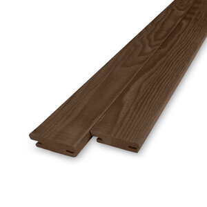 thermo - b-fix Essen thermowood B-fix classic rabat- & terrasplank - 21x43 mm - geschaafd - KD