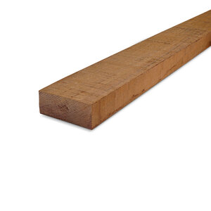 Azobe balk - 50x100 mm - ruw - AD Azobe balk - 50x100 mm - ruw - AD