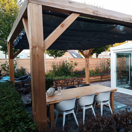 Douglas balk - 190x190 mm - geschaafd - balk voor buiten - douglashout KD 18-20%