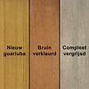 Guariuba plank - 26x155 mm - ruw / fijnbezaagd - plank voor buiten - guariuba hardhout KD 18-20% Guariuba plank - 26x155 mm - ruw / fijnbezaagd - plank voor buiten - guariuba hardhout KD 18-20%