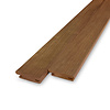 Frake thermowood B-fix classic rabat- & terrasplank - 21x43 mm - geschaafd - B-fix vlonderplank - thermo fraké hout KD 8-12%